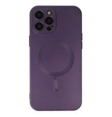 iPhone 12 Pro Max Kılıf Moshi Lens Magneticsafe Silikon - Mor