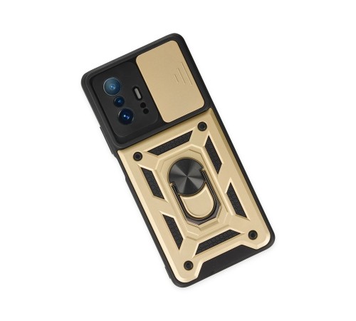 Xiaomi Mi 11T Pro Kılıf Pars Lens Yüzüklü Silikon - Gold Xiaomi Mi 11T Pro Kılıf Pars Lens Yüzüklü Silikon - Gold