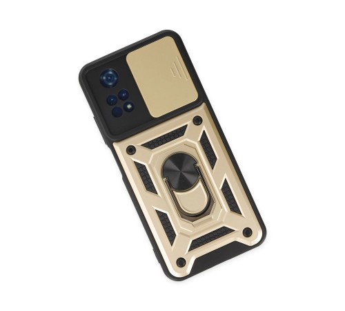 Xiaomi Poco M4 Pro 4G Kılıf Pars Lens Yüzüklü Silikon - Gold Xiaomi Poco M4 Pro 4G Kılıf Pars Lens Yüzüklü Silikon - Gold