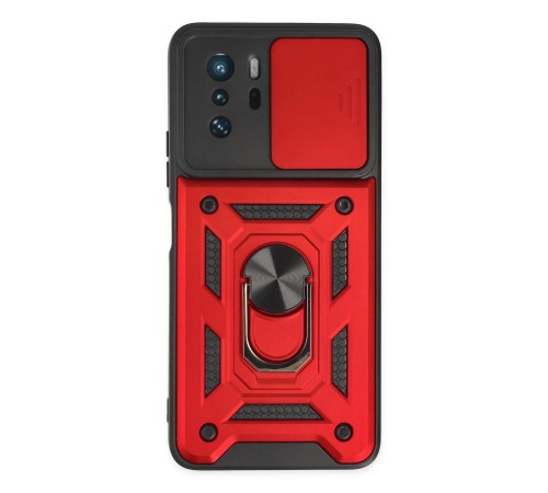 Xiaomi Poco X3 GT Kılıf Pars Lens Yüzüklü Silikon - Kırmızı Xiaomi Poco X3 GT Kılıf Pars Lens Yüzüklü Silikon - Kırmızı