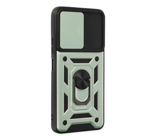 Xiaomi Poco X3 GT Kılıf Pars Lens Yüzüklü Silikon - Yeşil
