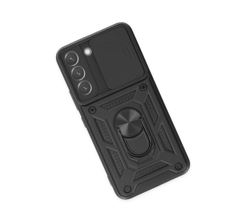 Samsung Galaxy S22 Kılıf Pars Lens Yüzüklü Silikon - Siyah Samsung Galaxy S22 Kılıf Pars Lens Yüzüklü Silikon - Siyah
