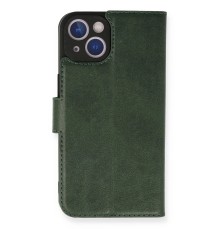 iPhone 14 Kılıf Trend S Plus Kapaklı Kılıf - Yeşil