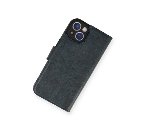 iPhone 14 Kılıf Trend S Plus Kapaklı Kılıf - Lacivert iPhone 14 Kılıf Trend S Plus Kapaklı Kılıf - Lacivert