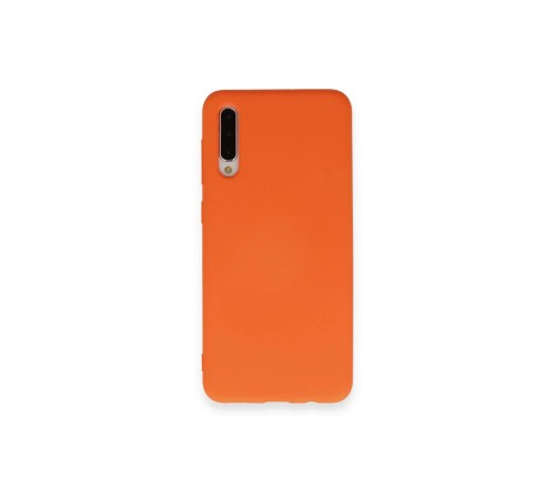 Samsung Galaxy A70 Kılıf Nano içi Kadife Silikon - Turuncu Samsung Galaxy A70 Kılıf Nano içi Kadife Silikon - Turuncu