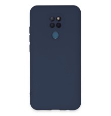 General Mobile GM 20 Kılıf Nano içi Kadife Silikon - Lacivert