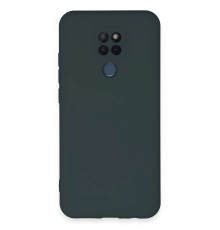 General Mobile GM 20 Kılıf Nano içi Kadife Silikon - Koyu Yeşil