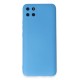 Realme C11 Kılıf Nano içi Kadife Silikon - Mavi