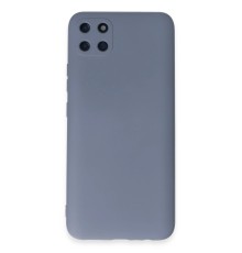 Realme C11 Kılıf Nano içi Kadife Silikon - Gri