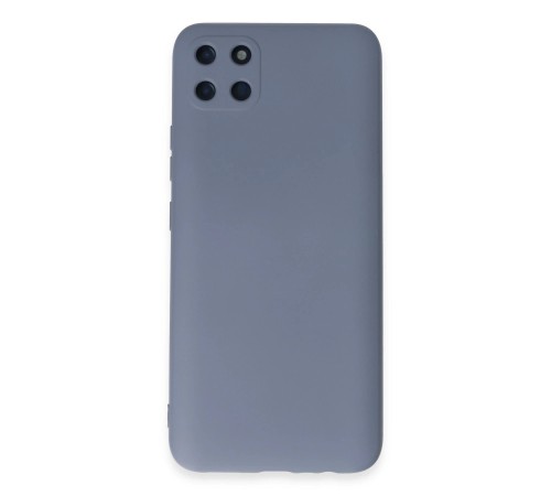 Realme C11 Kılıf Nano içi Kadife Silikon - Gri Realme C11 Kılıf Nano içi Kadife Silikon - Gri
