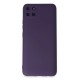 Realme C11 Kılıf Nano içi Kadife Silikon - Mor