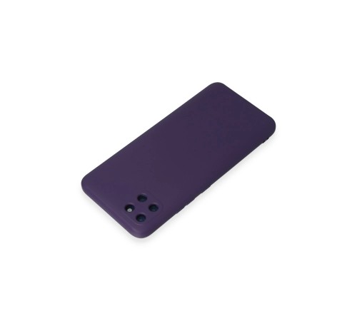 Realme C11 Kılıf Nano içi Kadife Silikon - Mor Realme C11 Kılıf Nano içi Kadife Silikon - Mor