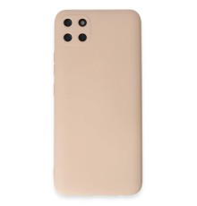 Realme C11 Kılıf Nano içi Kadife Silikon - Pudra