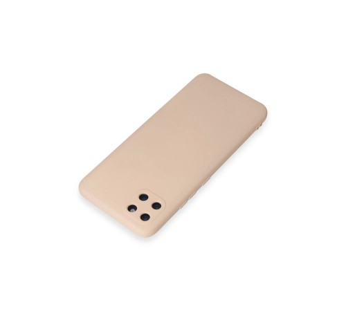 Realme C11 Kılıf Nano içi Kadife Silikon - Pudra