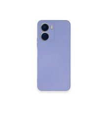 Vivo Y16 Kılıf Nano içi Kadife Silikon - Lila