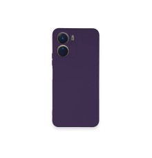 Vivo Y16 Kılıf Nano içi Kadife Silikon - Mor