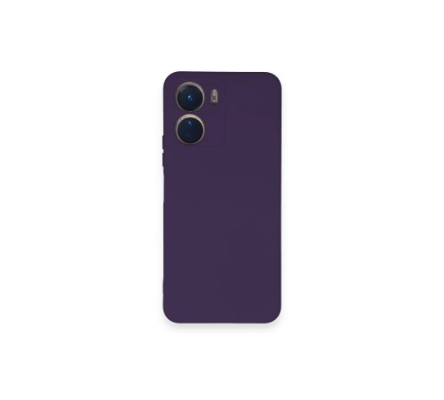 Vivo Y16 Kılıf Nano içi Kadife Silikon - Mor Vivo Y16 Kılıf Nano içi Kadife Silikon - Mor