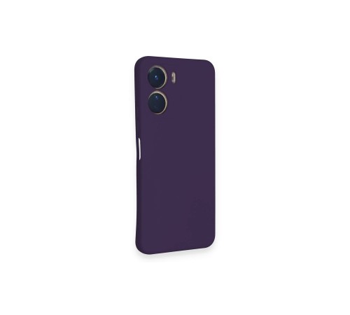 Vivo Y16 Kılıf Nano içi Kadife Silikon - Mor Vivo Y16 Kılıf Nano içi Kadife Silikon - Mor