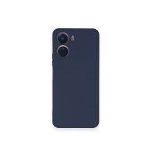 Vivo Y16 Kılıf Nano içi Kadife Silikon - Lacivert