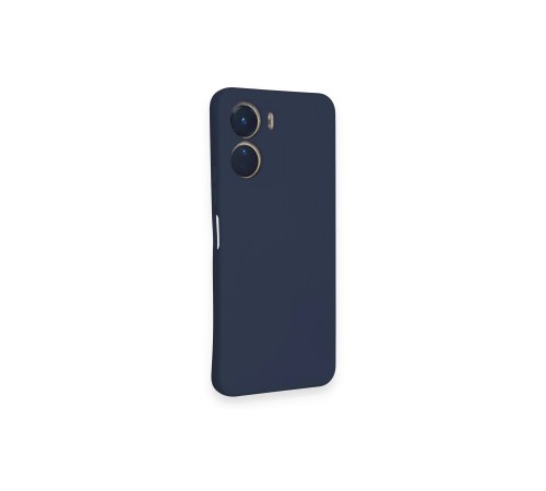 Vivo Y16 Kılıf Nano içi Kadife Silikon - Lacivert Vivo Y16 Kılıf Nano içi Kadife Silikon - Lacivert