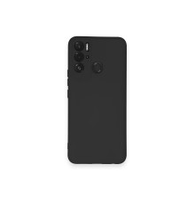 Tecno Pova Neo Kılıf Nano içi Kadife Silikon - Siyah