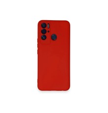 Tecno Pova Neo Kılıf Nano içi Kadife Silikon - Kırmızı