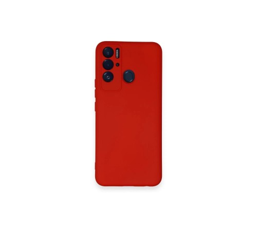 Tecno Pova Neo Kılıf Nano içi Kadife Silikon - Kırmızı