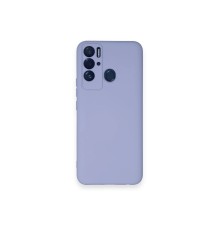 Tecno Pova Neo Kılıf Nano içi Kadife Silikon - Lila