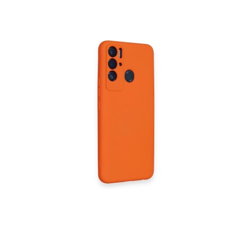 Tecno Pova Neo Kılıf Nano içi Kadife Silikon - Turuncu Tecno Pova Neo Kılıf Nano içi Kadife Silikon - Turuncu