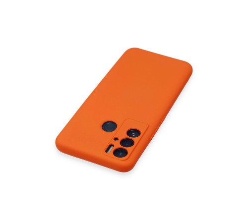Tecno Pova Neo Kılıf Nano içi Kadife Silikon - Turuncu Tecno Pova Neo Kılıf Nano içi Kadife Silikon - Turuncu