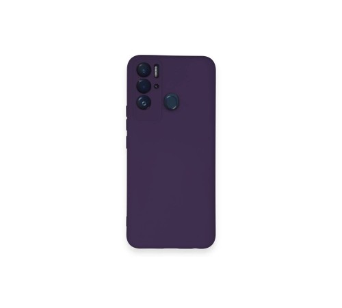 Tecno Pova Neo Kılıf Nano içi Kadife Silikon - Mor Tecno Pova Neo Kılıf Nano içi Kadife Silikon - Mor