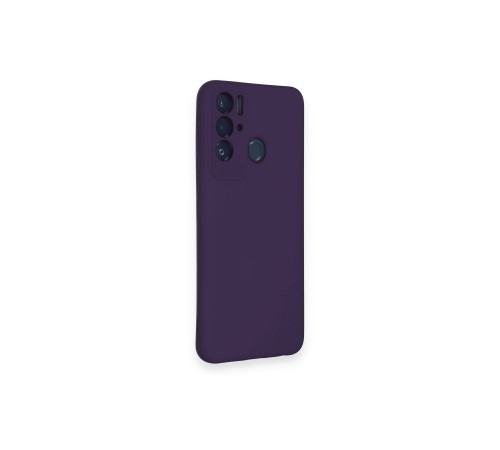 Tecno Pova Neo Kılıf Nano içi Kadife Silikon - Mor Tecno Pova Neo Kılıf Nano içi Kadife Silikon - Mor