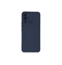 Tecno Pova Neo Kılıf Nano içi Kadife Silikon - Lacivert
