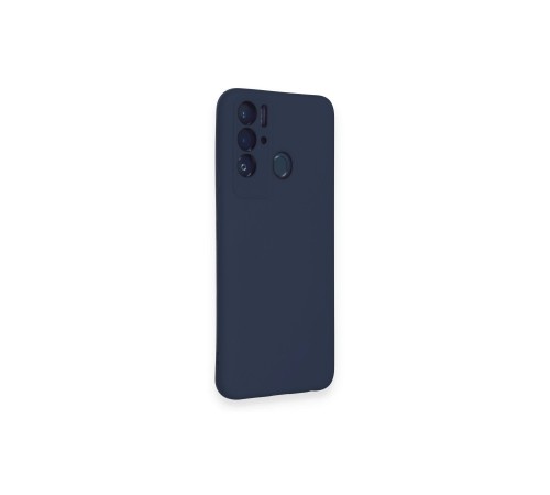 Tecno Pova Neo Kılıf Nano içi Kadife Silikon - Lacivert Tecno Pova Neo Kılıf Nano içi Kadife Silikon - Lacivert