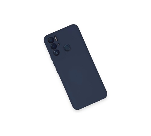 Tecno Pova Neo Kılıf Nano içi Kadife Silikon - Lacivert Tecno Pova Neo Kılıf Nano içi Kadife Silikon - Lacivert