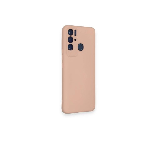 Tecno Pova Neo Kılıf Nano içi Kadife Silikon - Pudra Tecno Pova Neo Kılıf Nano içi Kadife Silikon - Pudra