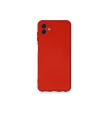 Samsung Galaxy A04 Kılıf Nano içi Kadife Silikon - Kırmızı