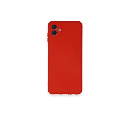 Samsung Galaxy A04 Kılıf Nano içi Kadife Silikon - Kırmızı Samsung Galaxy A04 Kılıf Nano içi Kadife Silikon - Kırmızı