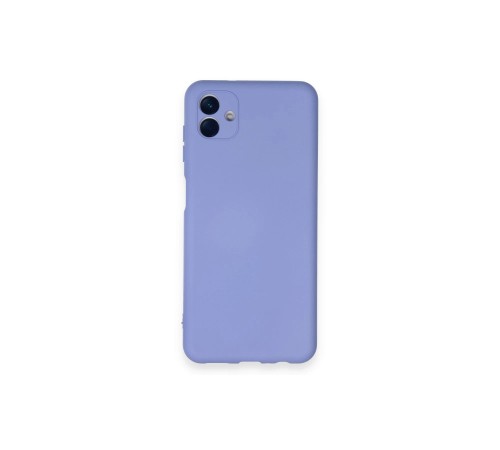 Samsung Galaxy A04 Kılıf Nano içi Kadife Silikon - Lila Samsung Galaxy A04 Kılıf Nano içi Kadife Silikon - Lila
