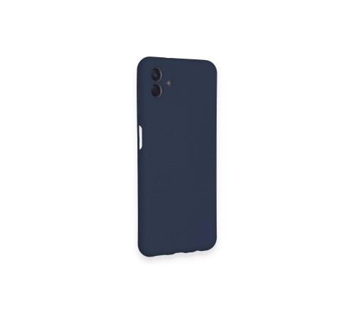 Samsung Galaxy A04 Kılıf Nano içi Kadife Silikon - Lacivert Samsung Galaxy A04 Kılıf Nano içi Kadife Silikon - Lacivert