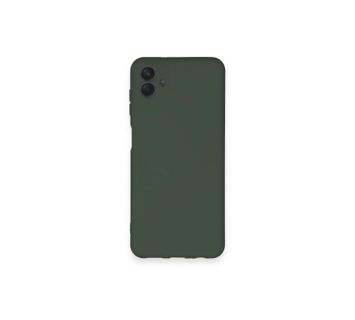 Samsung Galaxy A04 Kılıf Nano içi Kadife Silikon - Koyu Yeşil Samsung Galaxy A04 Kılıf Nano içi Kadife Silikon - Koyu Yeşil