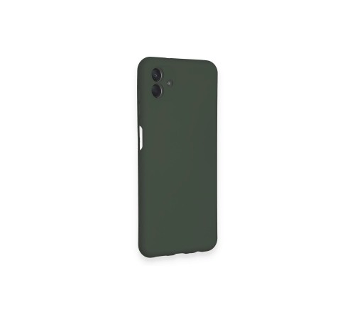 Samsung Galaxy A04 Kılıf Nano içi Kadife Silikon - Koyu Yeşil Samsung Galaxy A04 Kılıf Nano içi Kadife Silikon - Koyu Yeşil