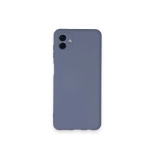 Samsung Galaxy A04 Kılıf Nano içi Kadife Silikon - Gri