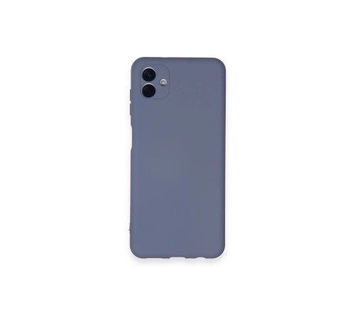 Samsung Galaxy A04 Kılıf Nano içi Kadife Silikon - Gri