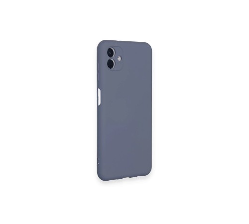 Samsung Galaxy A04 Kılıf Nano içi Kadife Silikon - Gri