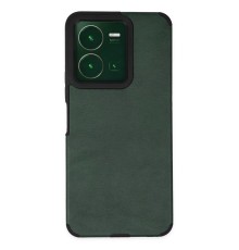 Vivo Y35 Kılıf Loop Deri Silikon - Yeşil