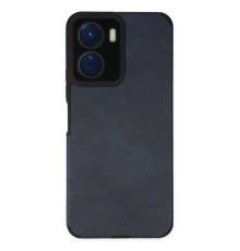 Vivo Y16 Kılıf Loop Deri Silikon - Lacivert