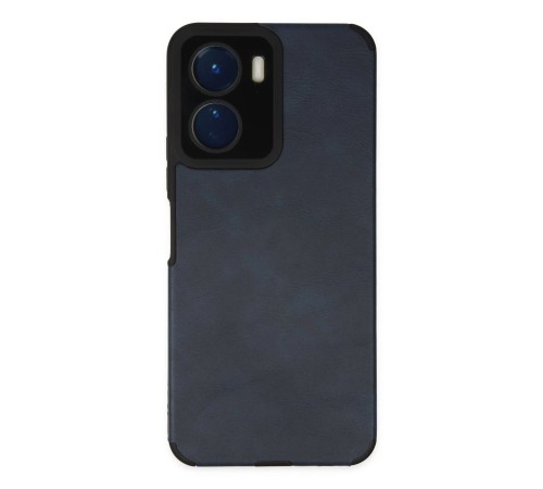 Vivo Y16 Kılıf Loop Deri Silikon - Lacivert Vivo Y16 Kılıf Loop Deri Silikon - Lacivert
