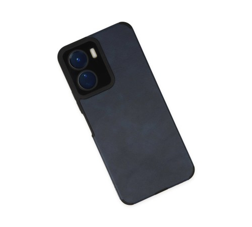 Vivo Y16 Kılıf Loop Deri Silikon - Lacivert Vivo Y16 Kılıf Loop Deri Silikon - Lacivert