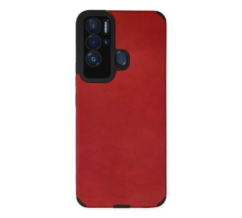 Tecno Pova Neo Kılıf Loop Deri Silikon - Kırmızı Tecno Pova Neo Kılıf Loop Deri Silikon - Kırmızı